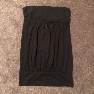 american eagle black tube top